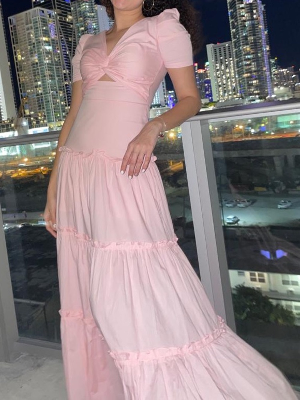 Blush Pink Maxi Dress! Size: M